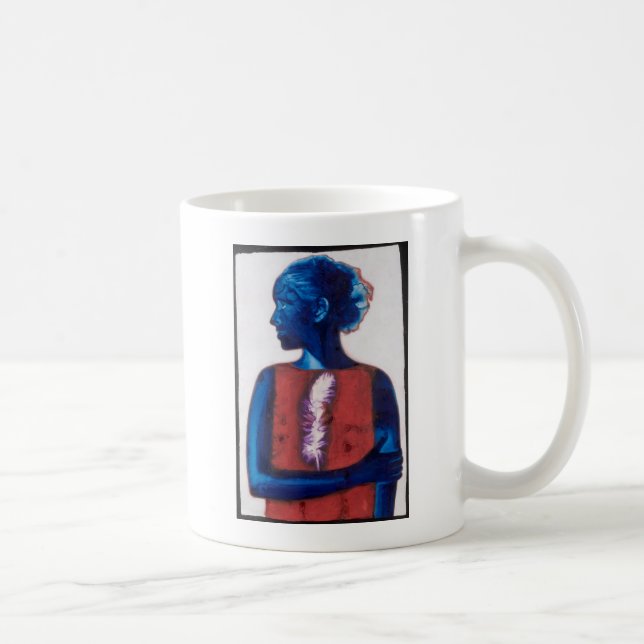 Taza De Café Pluma blanca (Derecha)