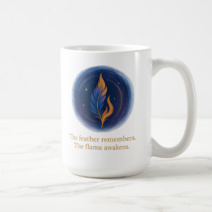 Taza De Café Pluma Cósmica