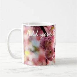 Taza De Café Pluma de flores - Paradismo rosa