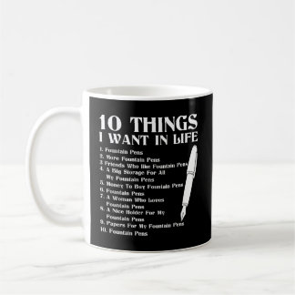 Taza De Café Pluma de la fuente