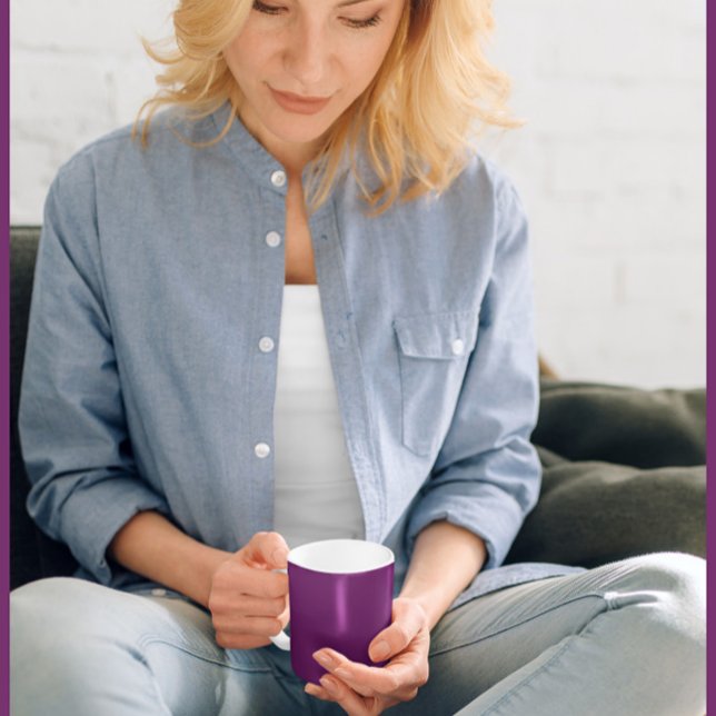 Taza De Café - Pluma sólida elegante - Café Mug (Mockup 1)
