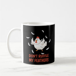 Taza De Café Plumas de Pollo
