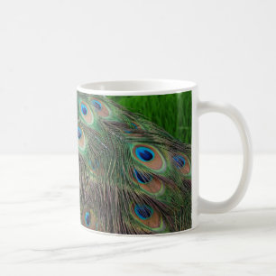 Taza De Café Plumas del pavo real