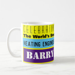 Taza De Café Plumero o Ingeniero de Calefacción