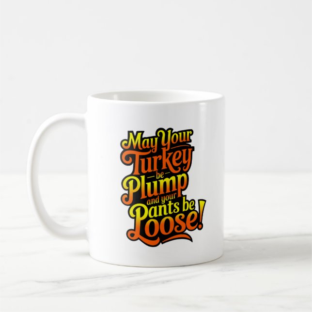 Taza De Café Plump Turquía, Personalizado Diva Turkey, Mug (Izquierda)