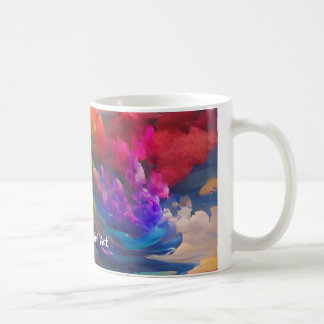 Taza De Café PMART Colored Clouds