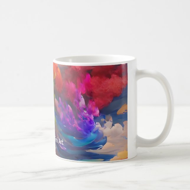 Taza De Café PMART Colored Clouds (Derecha)