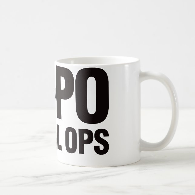 Taza De Café Po-Po Special Ops (Derecha)