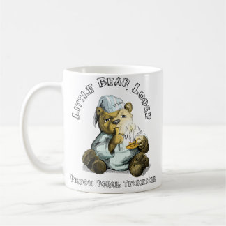 Taza De Café Poca casa de campo y amigos del oso