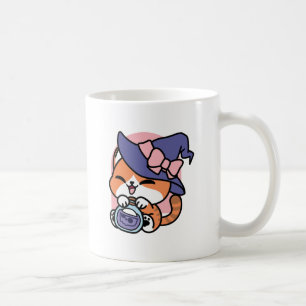 Taza De Café Poción de Bruja Atigrada – Diseño de Gato de Hallo