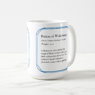 Taza De Café Poción de Wakeilim 15 oz mug