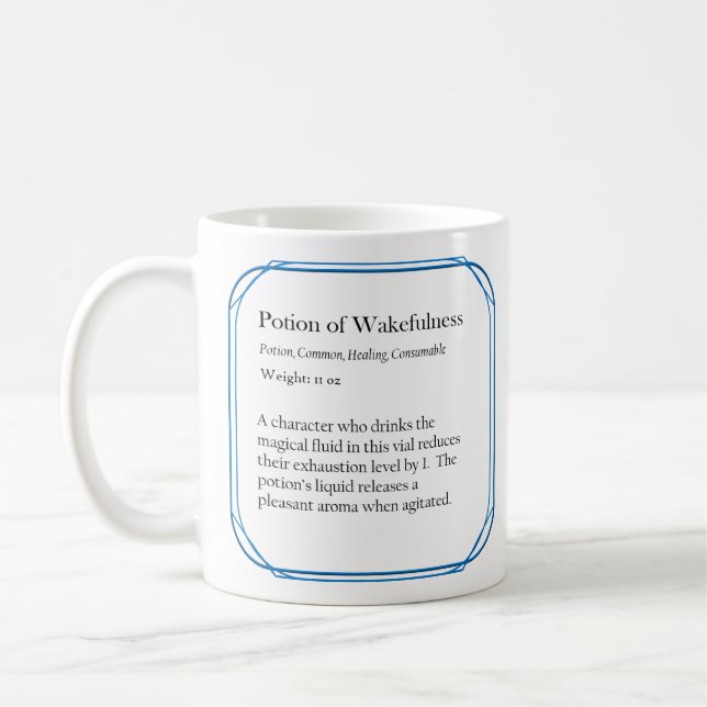 Taza De Café Poción de Wakeilim mug 11oz (Izquierda)
