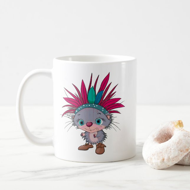 Taza De Café Pocupina apache (Con donut)