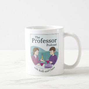 Taza De Café Podcast del profesor con Ruth y Claire Mug