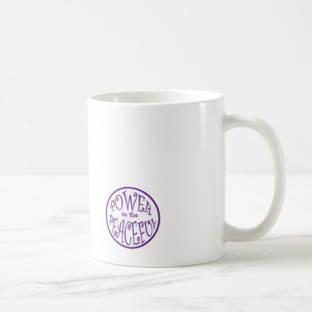 Taza De Café Poder a los diseños pacíficos (Derecha)