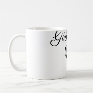 Taza De Café poder de chica minimalista simple agregar texto de