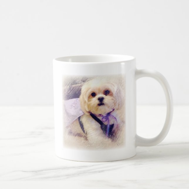 Taza De Café Poder del perrito de Bella (Derecha)