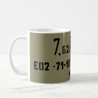 Taza De Café Poder del Spam de la munición de AK-47 7.62x39