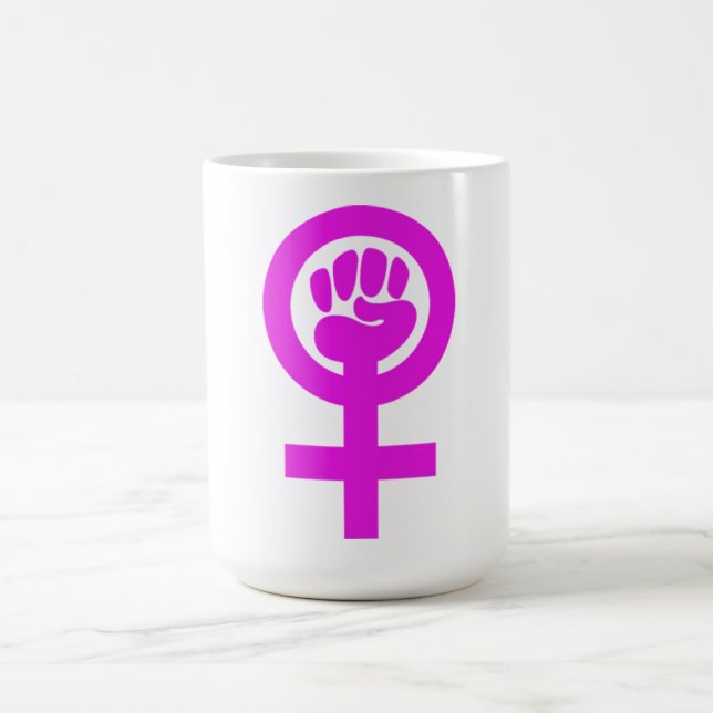 Taza De Café Poder femenino (Centro)