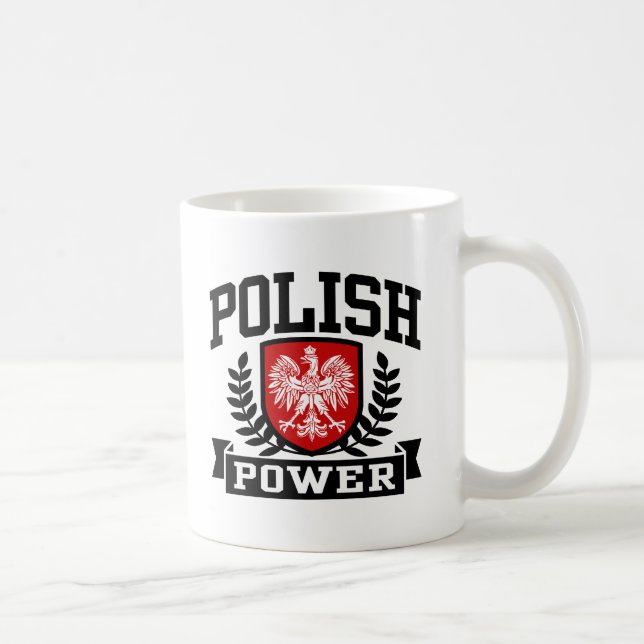 Taza De Café Poder polaco (Derecha)