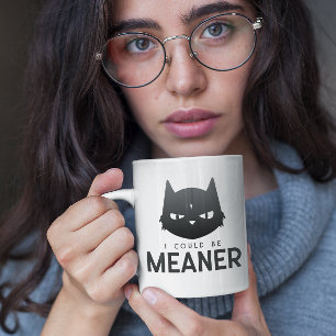 Taza De Café Podría Ser Significativo   Angry Cat Classic Mug
