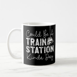 Taza De Café Podría ser una estación de tren de un día como ést