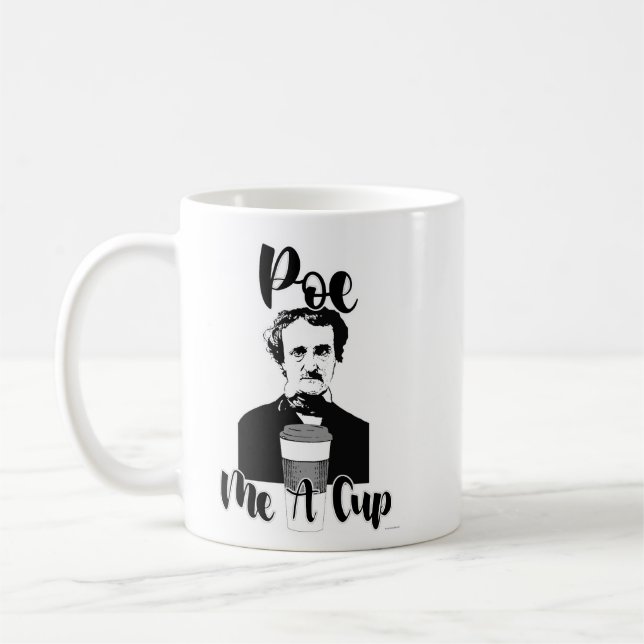 Taza De Café Poe Me A Cup Épic Classic Autor (Izquierda)