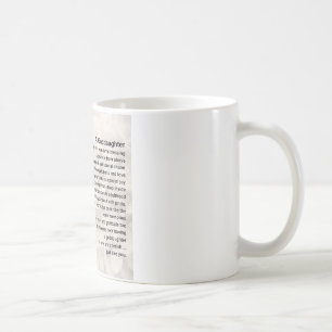 Taza De Café Poema de la ahijada - diseño de la biblia y de la