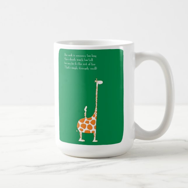 Taza De Café Poema de la jirafa HP2129 (Derecha)