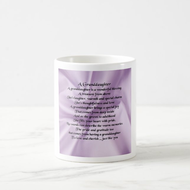 Taza De Café poema   de la nieta de la lila (Centro)
