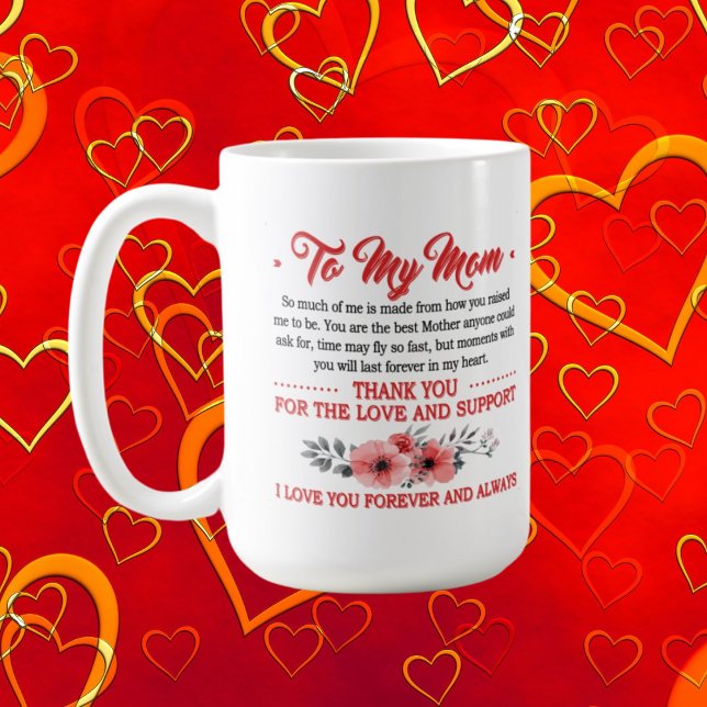 Taza De Café Poema de Mamá Curada añade monograma (Subido por el creador)