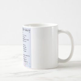 Taza De Café Poema del hijo - trigésimo diseño del cumpleaños