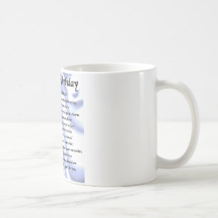 Taza De Café Poema del nieto - feliz cumpleaños
