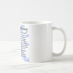 Taza De Café Poema del padre - 70.o cumpleaños