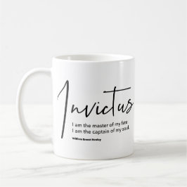 Taza De Café Poema Invictus - Soy el amo de mi destino