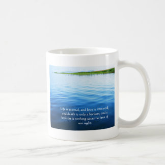 Taza De Café Poema sobre la muerte - cita que se aflige