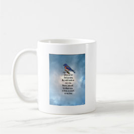 Taza De Café Poema "tan amado" del Bluebird