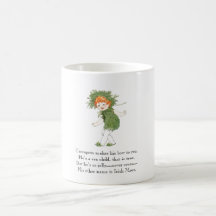 Poema vintage irlandés Moss Seaweed Rhyme Funny Ki
