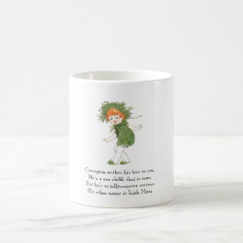 Taza De Café Poema vintage irlandés Moss Seaweed Rhyme Funny Ki