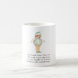 Taza De Café Poema vintage Onion Español Cute Kids Mug
