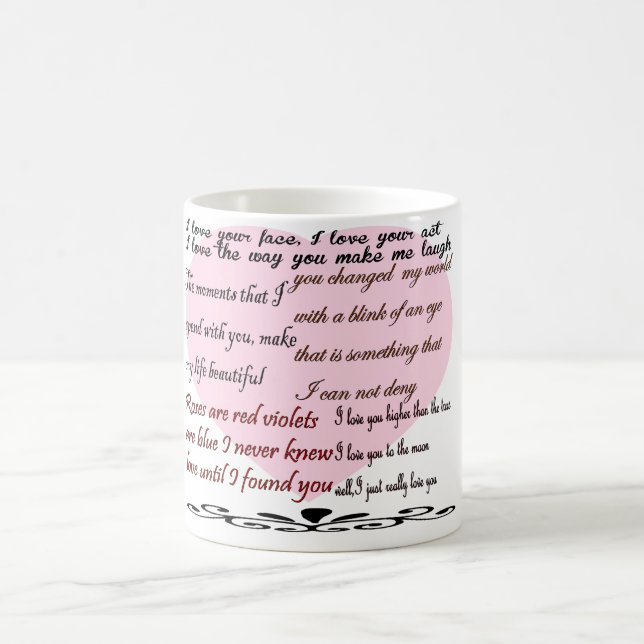 Taza De Café poemas del amor, poesía del amor (Centro)