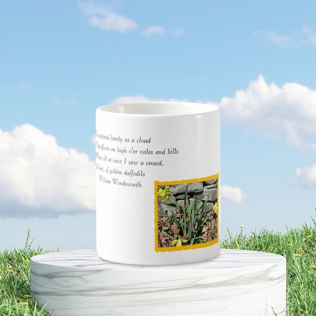 Taza De Café Poesía de Daffodil (Subido por el creador)