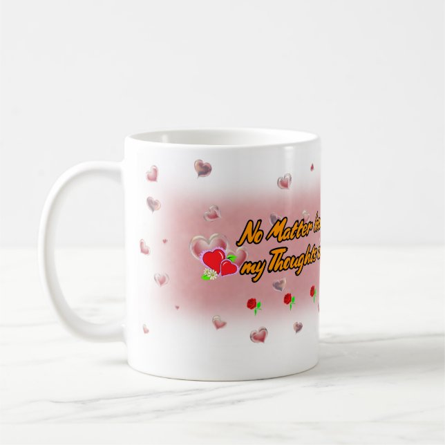 Taza De Café Poesía y burbujas en una cerámica blanca (Izquierda)