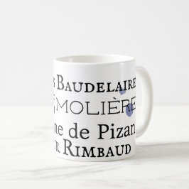 Taza De Café Poetas francesas café Mug