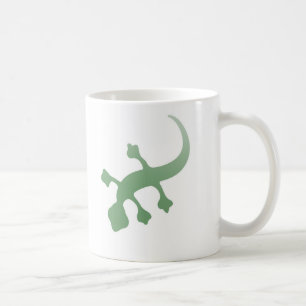 Taza De Café Poetica Gecko en verde