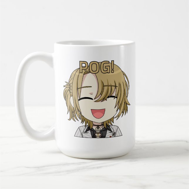 Taza De Café Pog! Chibi Mug - Luca Kaneshiro Fanart (Izquierda)