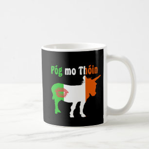 Taza De Café Pog Mo Thoin - Humor irlandés