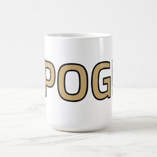 Taza De Café Pog! Text Mug - Luca Kaneshiro Fanart