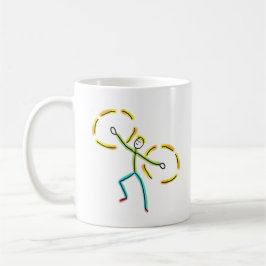 Taza De Café Poi Spinning Stickman