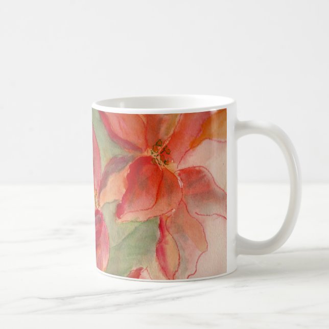 Taza De Café Poinsettia (Derecha)